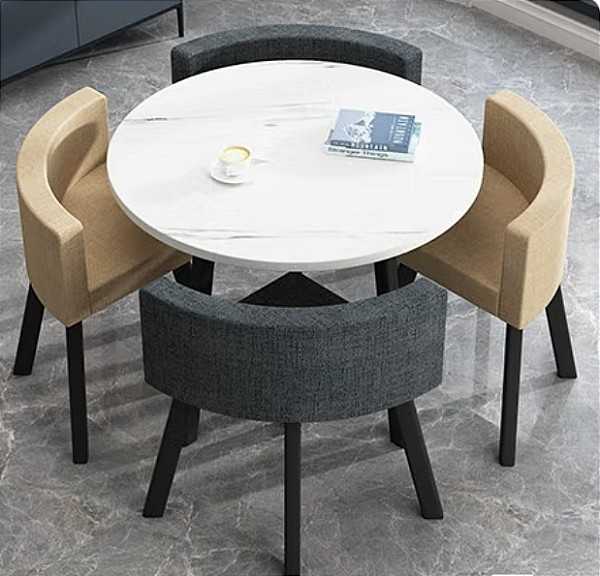 large round modern coffee table