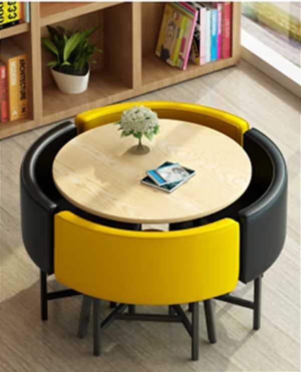gold geometric coffee table