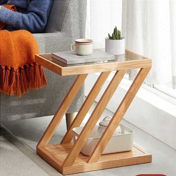 coffee table with rim