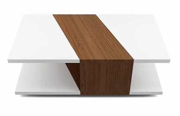 modern round white coffee table