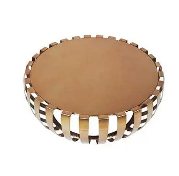 amazon round wood coffee table
